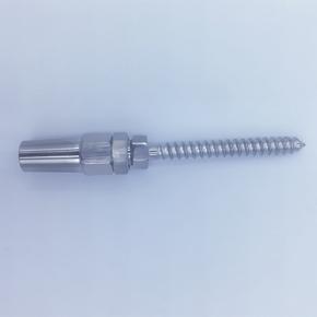 Swageless Wood Lag Screw Terminal Stainless Steel Marine Grade T316 for 18 and 316'' Cable