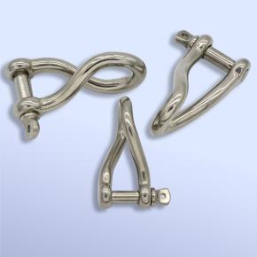 Stainless Steel Twisted Shackle