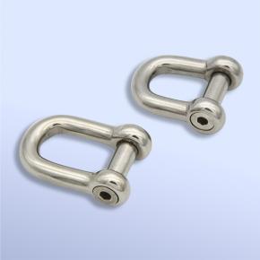 Stainless Steel D Shackle with Flush Allen Key Pin