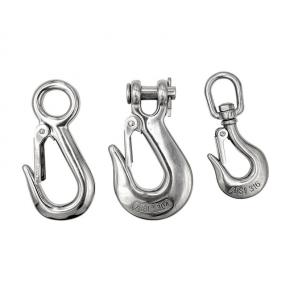 Heavy Duty Swivel Eye Hook with Latch